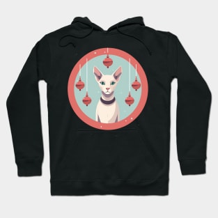 Oriental Shorthair Cat Xmas  Ornament, Love Cats Hoodie